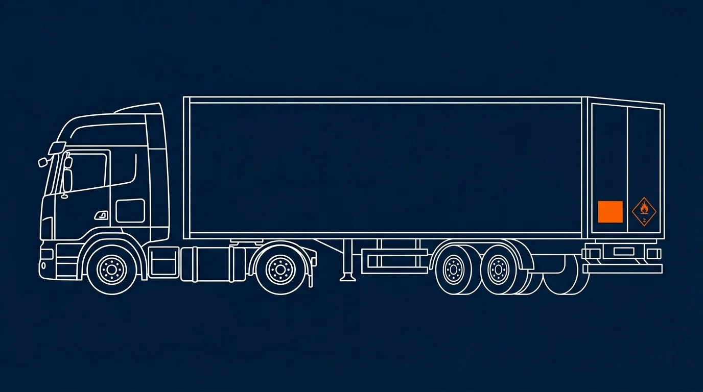 ADR hazmat trailer