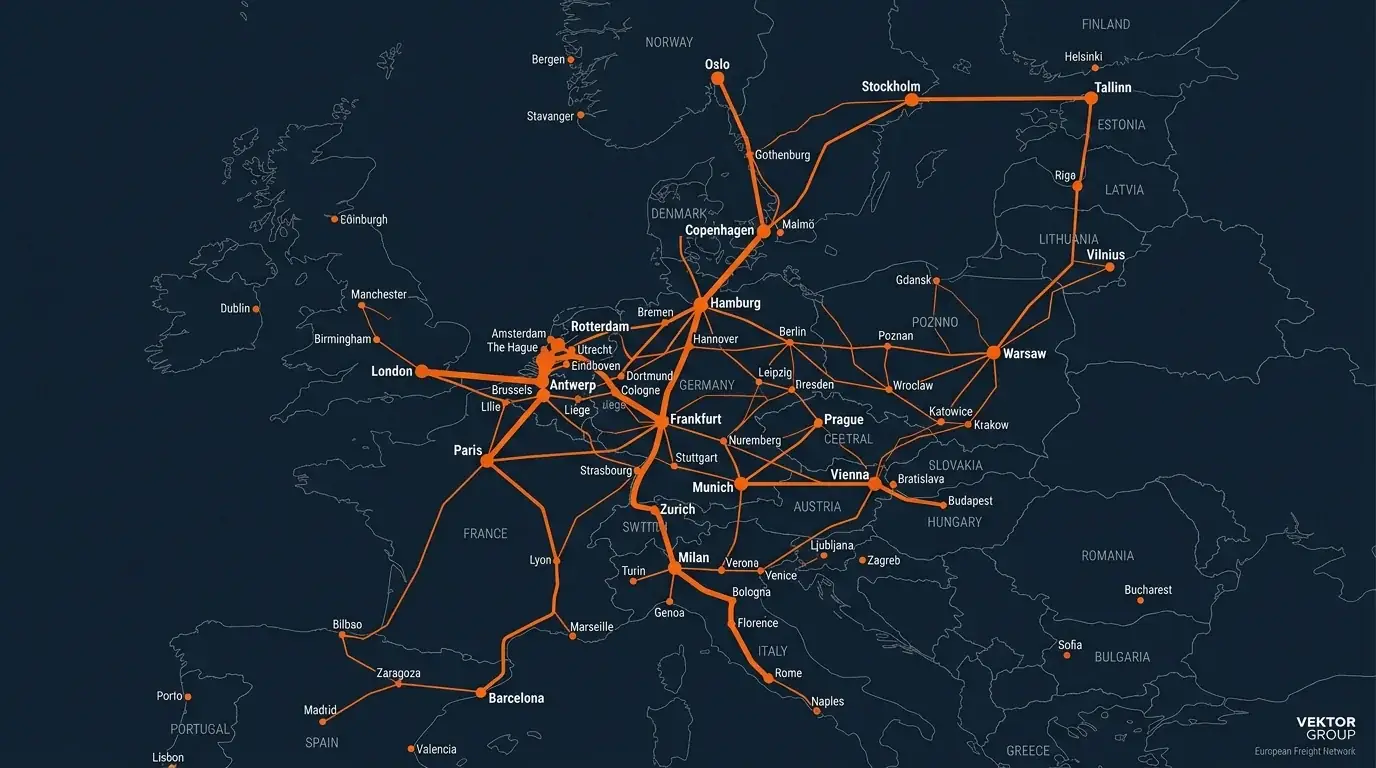 Vektor Group European freight corridors